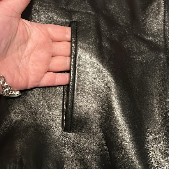 Michael Lawrence, leather jacket size large - Picture 4 of 8